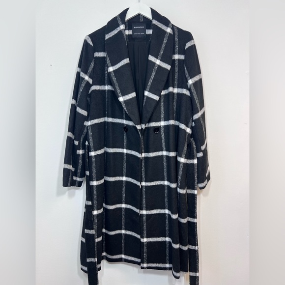 •new• BLOOMCHIC Plaid Coat - Picture 5 of 11